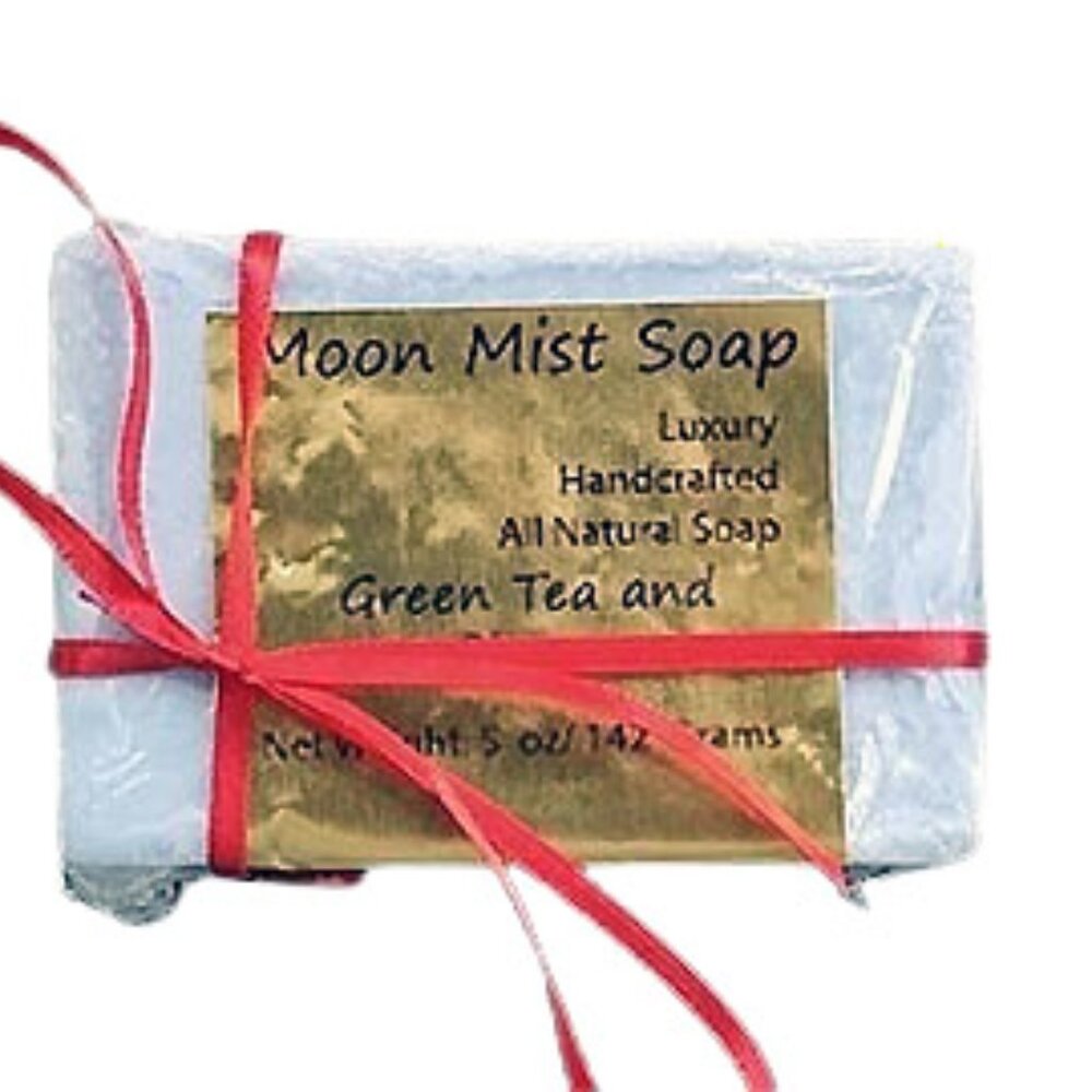 Green Tea and Ginger - Handmade Homemade Bar Soap 5 ounces
